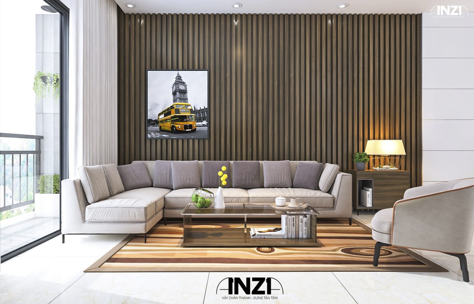 Anzacons - Dự án - Thiết kế và thi công nội thất căn hộ Milamium Quận 4